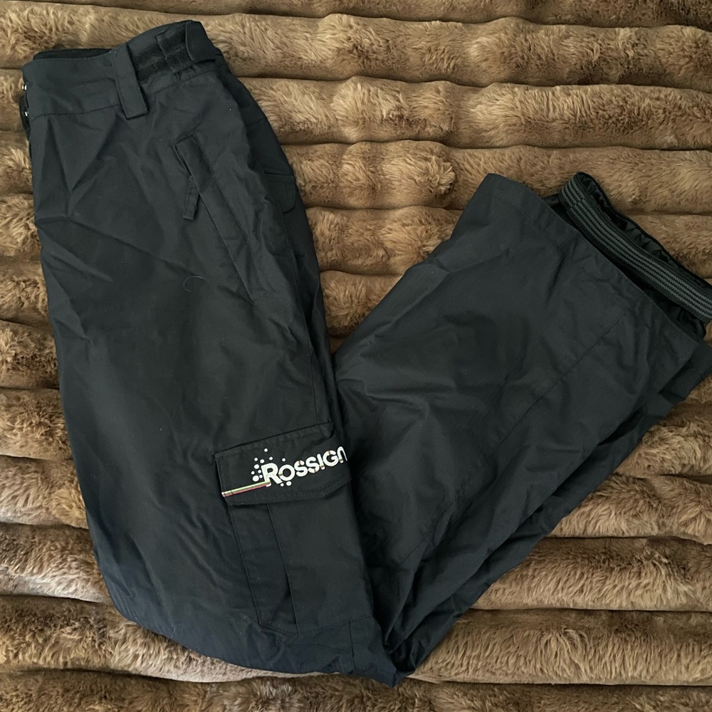 Black ski winter pants for women/teenagers